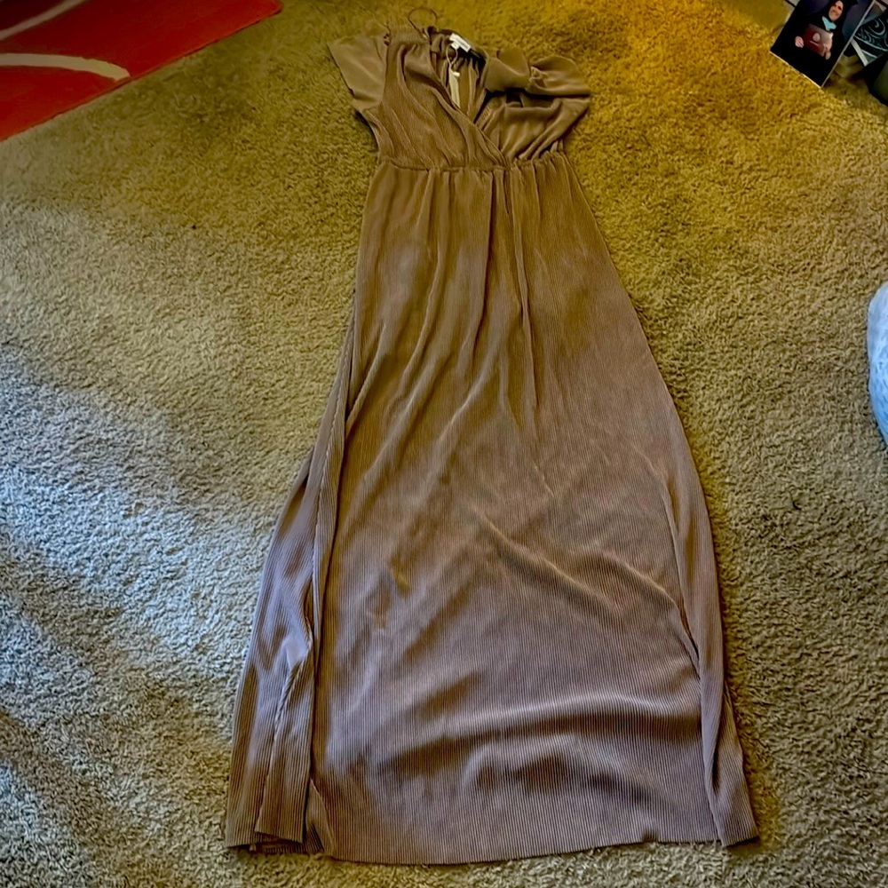 Brand New Large Athena Pleated Maxi Dress
